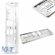 Licence Plate Frame Plastic Chrome 1 Pc 20369-image-6312195