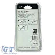 License Plate Screw Covers Exspider Black / Chroma 4 Pcs-image-6303129