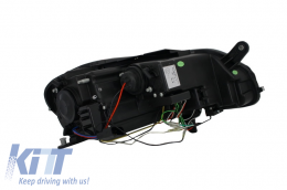 Light Bar LED DRL Headlights suitable for VW  Passat B7 (10.2010-10.2014) Black-image-6017606