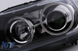 LINKE SEITE Angel Eyes Xenon-Scheinwerfer für BMW 3er E90 Limousine E91 Touring 03.2005-2008 Chrom-image-6097990