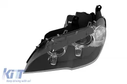 Linker adaptiver Xenon-Scheinwerfer geeignet für BMW X5 E70 LCI 2011-2013 mit schwarzem Sockel-image-6256892
