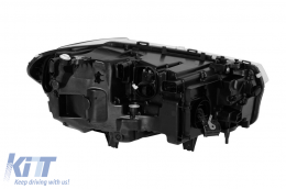 Linkes adaptives LED-Scheinwerfer geeignet für BMW X3 G01 2017-2020 mit schwarzem Sockel-image-6256882