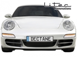 Litec LED DRL Daytime Running Light front indicator with position light suitable for PORSCHE 911/997 05-09-image-65315