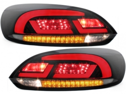 LITEC LED Hátsó lámpák VW SCIROCCO MK3  III 2008-2013  fekete/sötétített-image-64595