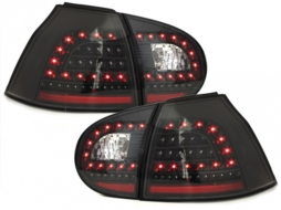 LITEC LED taillights suitable for VW Golf V 5 03-09_black - RV16ALBI