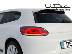 LITEC LED taillights suitable for VW SCIROCCO III 08-10 red/crystal-image-62420