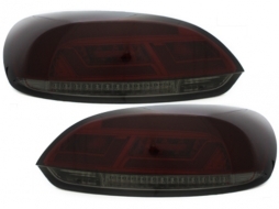 LITEC LED taillights suitable for VW SCIROCCO III 08-10 red/smoke-image-62432