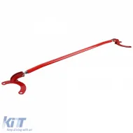 Állítható alumínium toronymerevítő piros első Peugeot 206 + CC SW 98-08-image-6191307