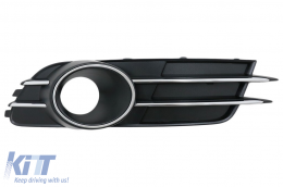 Lökhárító alsó oldalsó rács Audi A6 C7 4G (2012-2015) modellekhez, ACC-vel-image-6069829