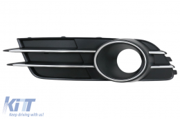 Lökhárító alsó oldalsó rács Audi A6 C7 4G (2012-2015) modellekhez, ACC-vel-image-6069831