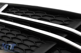 Lökhárító alsó rács és oldalsó rácsok Audi A4 B9 szedán/Avant (2016-2018) S-Line-image-6092918