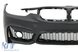 Lökhárító és küszöb spoiler BMW 3 F30 F31 11-18, M3 Sport EVO design, ködlámpával-image-6033000