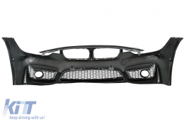 Lökhárító és küszöb spoiler BMW 3 F30 F31 11-18, M3 Sport EVO design, ködlámpával-image-6033001
