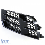 Lökhárító hűtőrács betét bal fekete Audi RS5 B8 8T 10-17-image-6278013