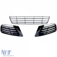 Lökhárító hűtőrács betét szett Golf 6 09-12 R20 lökhárítóhoz-image-6193422