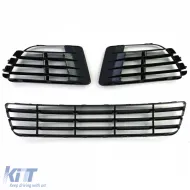 Lökhárító hűtőrács betét szett Golf 6 09-12 R20 lökhárítóhoz-image-6193428