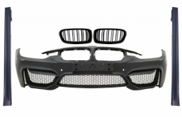 image-51-Lökhárító hűtőrács és küszöb spoiler BMW 3 F30 F31 Pre-LCI LCI 11-18 modellekhez, M4 Design
