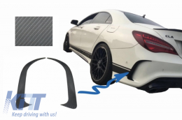 Lökhárító légterelő szett, Mercedes Benz CLA W117 C117 X117 (2013-2016) CLA45 AMG-Design szénszál fóliás-image-6036395
