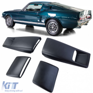 Louver set side wall rear and C-pillar for Ford Mustang 67-68 Fastback - ODBKF6025368
