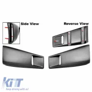 Louver set side wall rear and C-pillar for Ford Mustang 67-68 Fastback-image-6258028