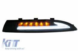Luces frontal LED para VW Scirocco III 2008-2014 con luz posiciîn humo--image-6060674