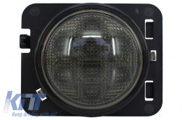 Luces giro LED laterales guardabarros para JEEP Wrangler JK 2007-2016 luz ámbar-image-6025565