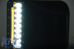 Luces LED espejo lateral Señal giro Offroad para JEEP Wrangler JK 2007-2016-image-6065604