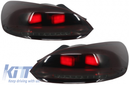 Luces LED Pilotos para VW Scirocco III 2008-04.2014 Luz Antiniebla Luces Giro Rojo Humo-image-55794