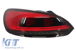 Luces LED Pilotos para VW Scirocco III 2008-04.2014 Luz Antiniebla Luces Giro Rojo Humo-image-55796