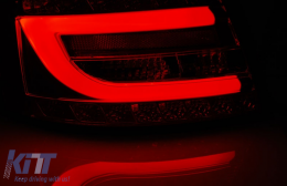 Luces Pilotos LED BAR para Audi A6 C6 4F Sedán 04.2004-2008 con conector de 7 pines Negro-image-6107151