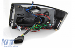 Luces Pilotos LED BAR para Audi A6 C6 4F Sedán 04.2004-2008 con conector de 7 pines Negro-image-6107154