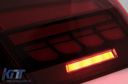 Luces Pilotos Traseros OLED para BMW Serie 5 F10 Rojo Claro Luz de giro dinámica-image-6096145
