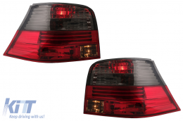 Luces traseras adecuado para VW Golf 4 IV 1997-2004 Humo rojo-image-6083581