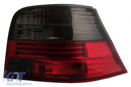 Luces traseras adecuado para VW Golf 4 IV 1997-2004 Humo rojo-image-6083589
