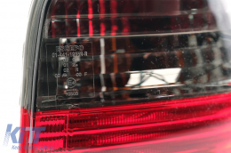 Luces traseras adecuado para VW Golf 4 IV 1997-2004 Humo rojo-image-6083591