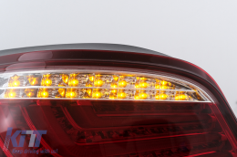 Luces traseras de barra LED para BMW Serie 5 E60 LCI 2007-2010 Rojo Claro-image-6105805