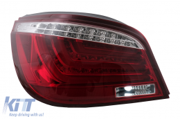 Luces traseras de barra LED para BMW Serie 5 E60 LCI 2007-2010 Rojo Claro-image-6105808