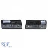Luces traseras de vidrio claro con humo negro adecuadas para BMW Serie 3 E30 facelift-image-6195208