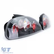 Luces traseras de vidrio claro negras adecuadas para MG F Cabrio RD TF 95-05-image-6258874