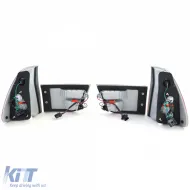 Luces traseras de vidrio claro rojo humo adecuadas para BMW X5 E53 99-03-image-6198793