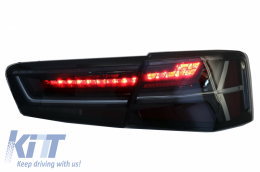 Luces traseras Full LED para A6 4G C7 11-14 Humo Facelift Look Secuencial Dinámica Luces-image-6042108