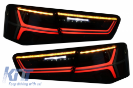 Luces traseras Full LED para A6 4G C7 11-14 Humo Facelift Look Secuencial Dinámica Luces-image-6042109