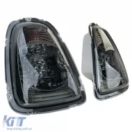 Luces traseras LED de vidrio claro ahumado negro adecuadas para Mini One Cooper R56 2006-2010-image-6208158