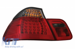 Luces traseras LED para BMW Serie 3 E46 Sedan 05-1998-08-2001 Rojo Negro--image-6060585