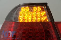 Luces traseras LED para BMW Serie 3 E46 Sedan 05-1998-08-2001 Rojo Negro--image-6060586