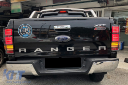 Luces traseras LED para Ford Ranger 2012-2018 Claro Secuencial Dinámica Torneado Luces-image-6068796