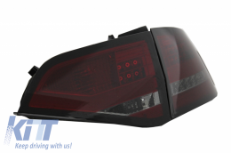 Luces traseras LED para limusina de sedán AUDI A4 B8 2008-2011 rojo humo--image-6053949