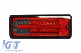 Luces traseras LED para Mercedes Clase G W463 1989-2015 Humo rojo-image-6019663