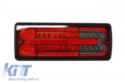 Luces traseras LED para Mercedes Clase G W463 1989-2015 Humo rojo-image-6019664