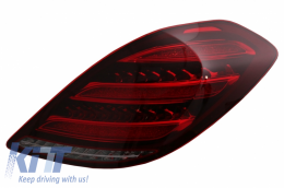 Luces traseras LED para Mercedes Clase S W222 13-17 Dinámica Señal Facelift Look-image-6038802